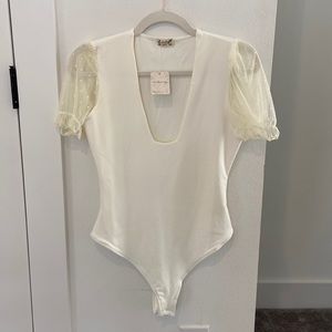 NWT Intimately Free People Bare and Square Bodysuit
